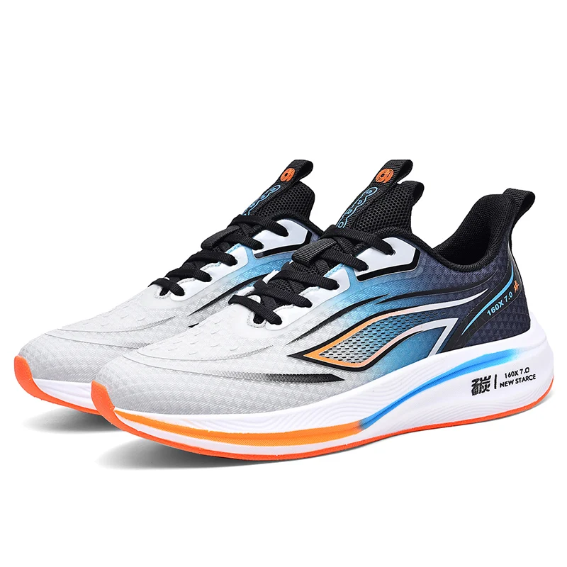 

2025 Men's Autumn Shoes Bestseller - Breathable Mesh Running Shoes, Carbon Plate Speed Training, Cushioned Anti-Slip Hiking, One