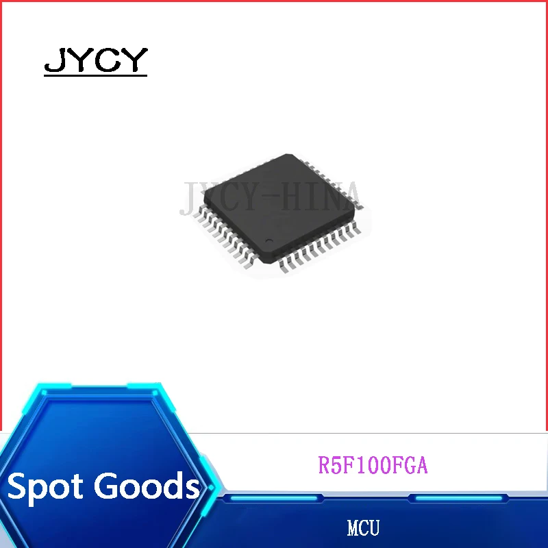 2pcs/lote R5F100FGA Original in stock R5F100FGAFP QFP-44 Chipset MCU