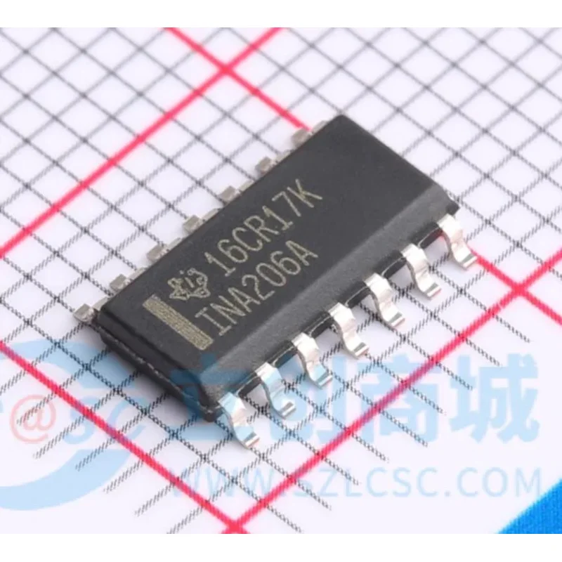 5PCS INA206AIDR SOIC-14 100% New original Chipset IC Electronic Component SMD