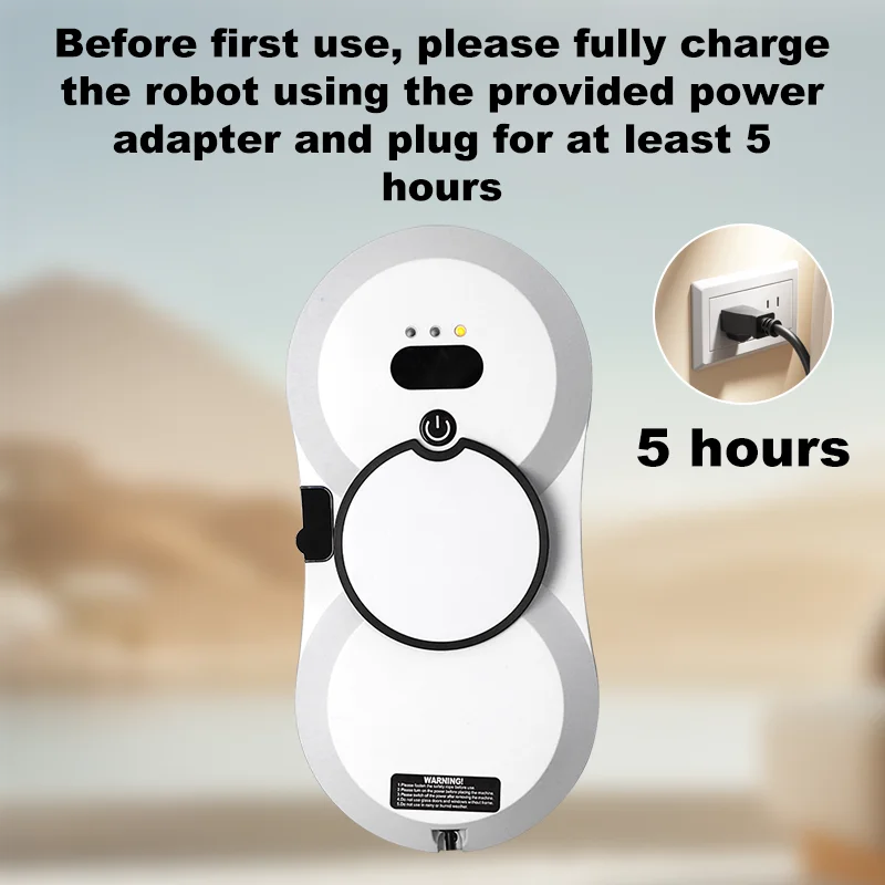 Robot Window Cleaning UPS System Robot Window Cleaning Vacuum Smart Home Appliance Automatic Cleaning Glass Window Cleaner