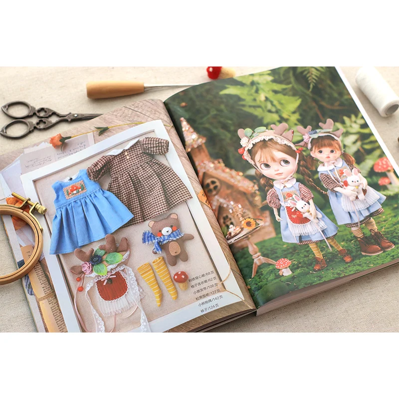 Anfängerführer für handgefertigte Puppenkleidung: 22 Outfits für BJD OB11 Puppen, Schnittmuster, Bastler