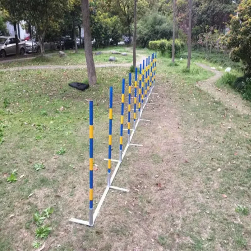 Postes de Agilidad para Perros de 12 Unidades, Equipo de Entrenamiento de Agilidad Canina, Obstáculos de Slalom, ¡Gran Oferta!