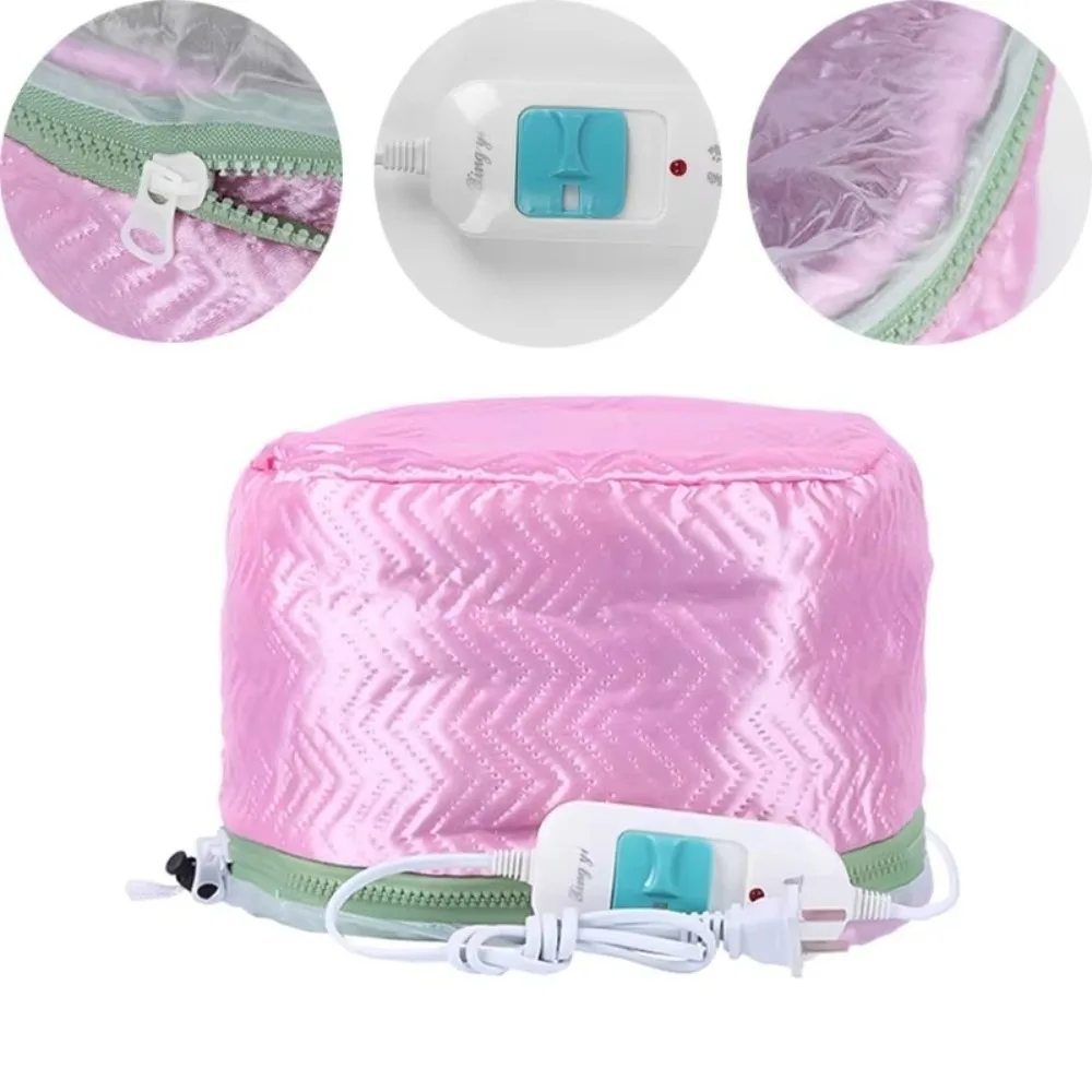 

Adjustable Electric Hair Heating Cap PU+PVC Liner Nourishing Baking Thermal Cap Treatment Styling Tool Protection
