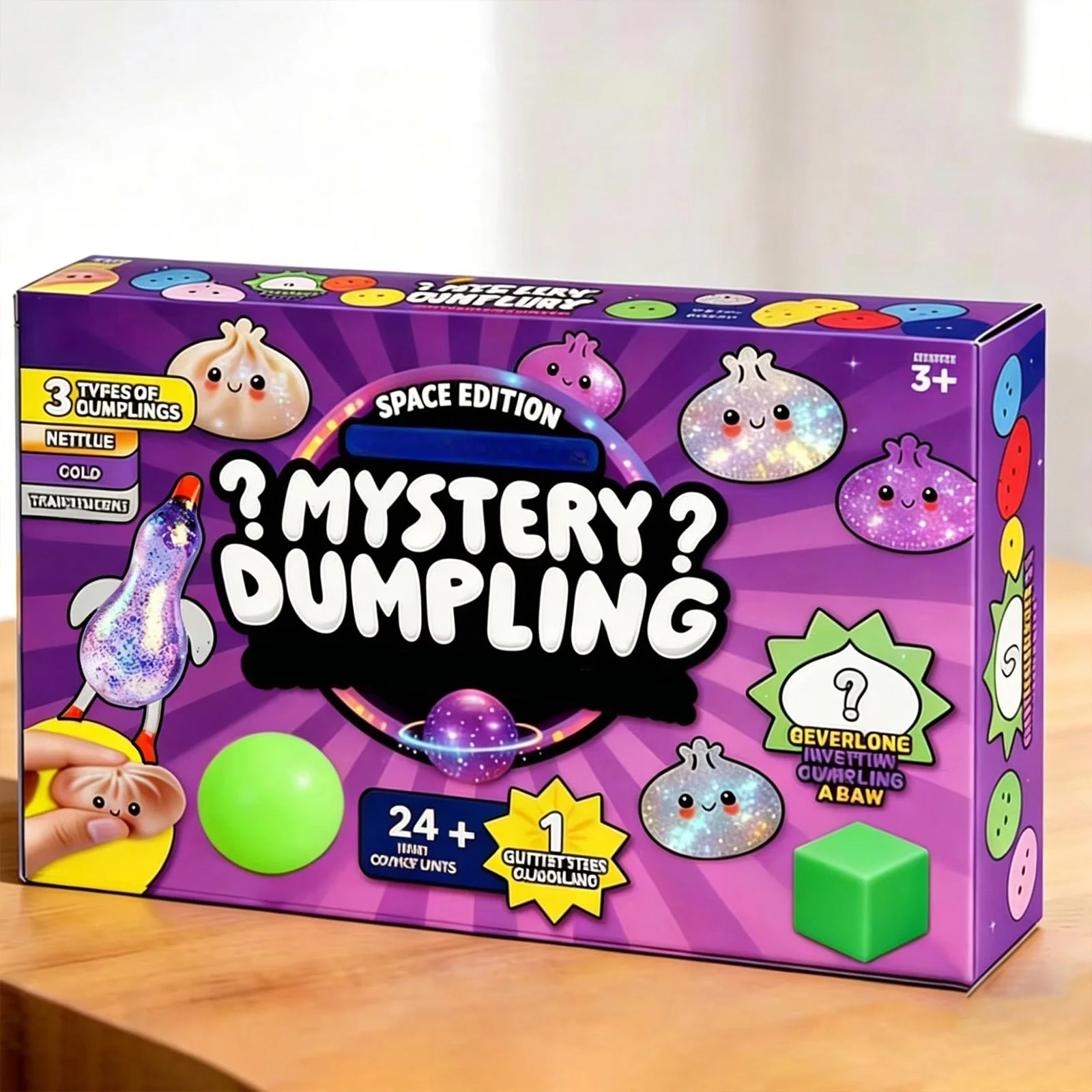 

Mystery Dumpling Advent Calendar Soft Squeeze Decompression Dough with 24 Surprises Birthday Easter Gifts