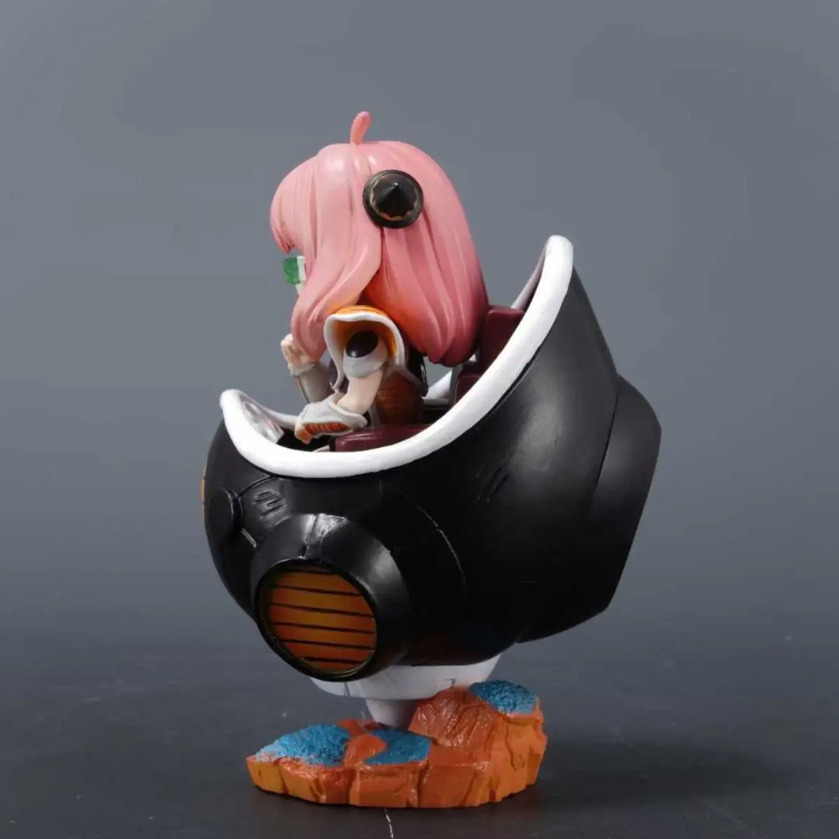 LK studio 15cm Anya Figure Anya Forger Cos Frieza Anime Figure SPY×FAMILY&Dragon Ball Figurine 2 Heads Pvc Statue Model Gift Toy
