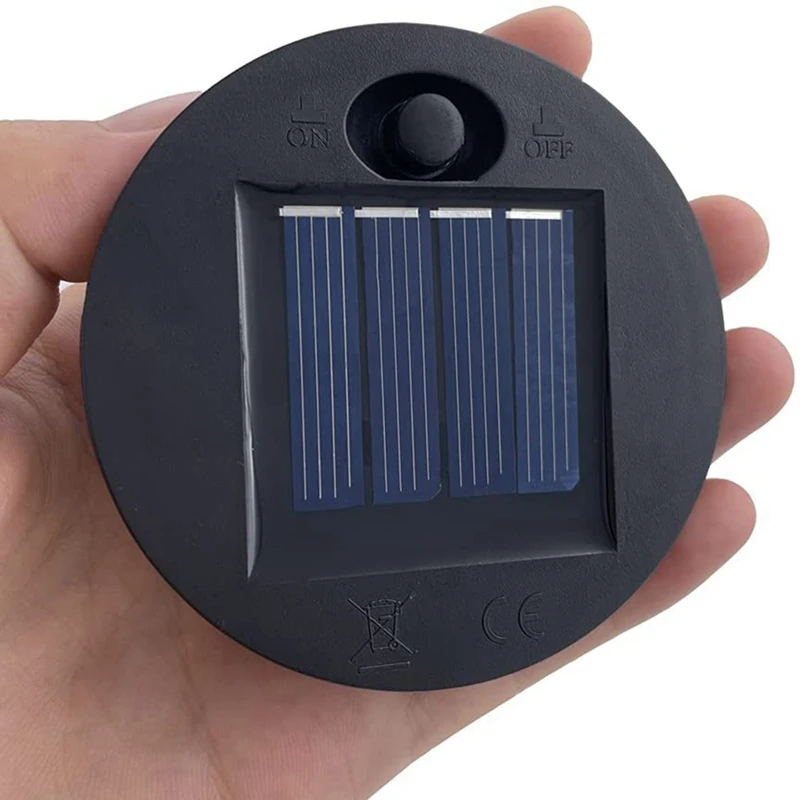 LICE-2 pacote de substituição de luzes solares para lanternas, acessórios de substituição de lanternas solares redondas à prova d'água