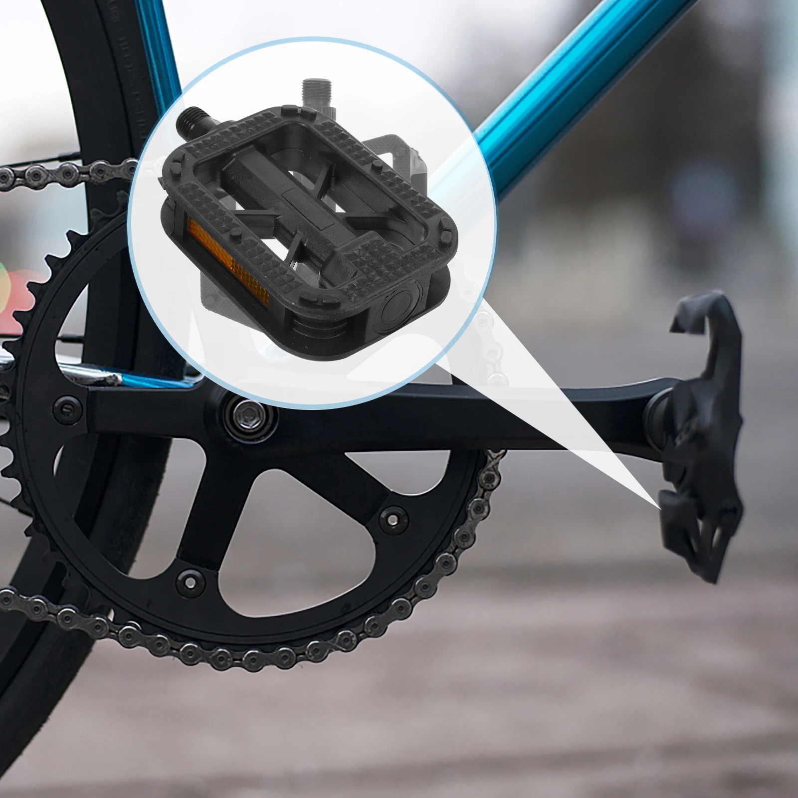 

1 set Bike Pedal Replacement Kids Cycling Accessories Sturdy Durable Sealed Bearing Anti-Rust Wear-Resistant for Professional