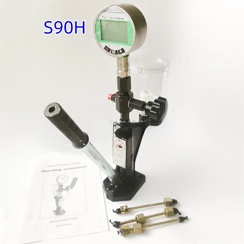 

S90H Digital Instrument Display Type Diesel Common Rail Injector Nozzle Tester