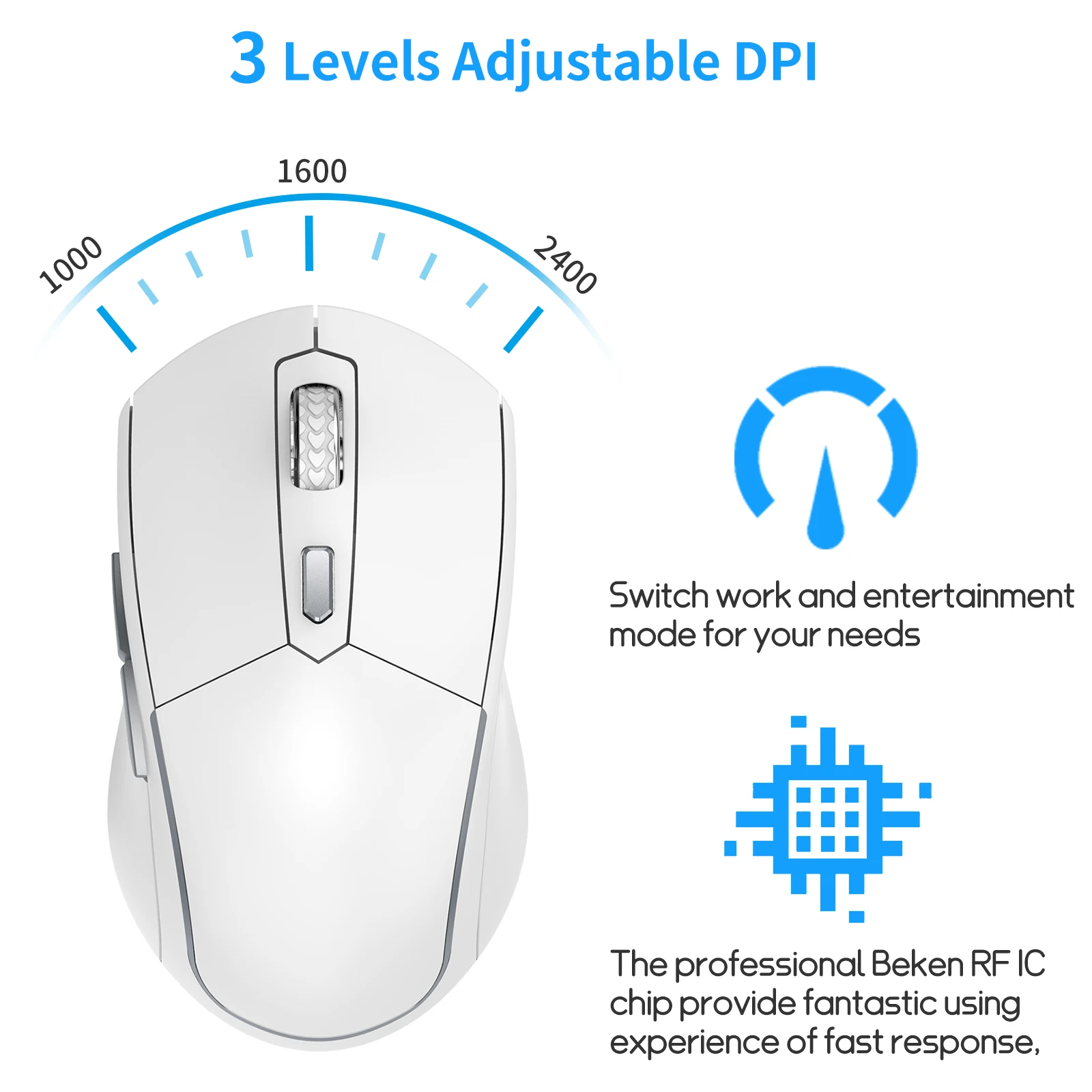 Imagem -06 - Combinação de Teclado e Mouse sem Fio Ultra Fino Mouse Silencioso com Design de Luz Invisível 2400 Dpi Usb