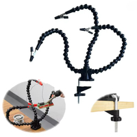 Desk Clamp Soldering Helping Hand 3 Flexible Arms Soldering Third Hand Tool Soldering Station Holder for Welding Repair
