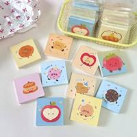 4pcs Cute Cartoon Memo Pad Mini Convenience Store Series Student Portable Non Sticky Note Taking Notebook