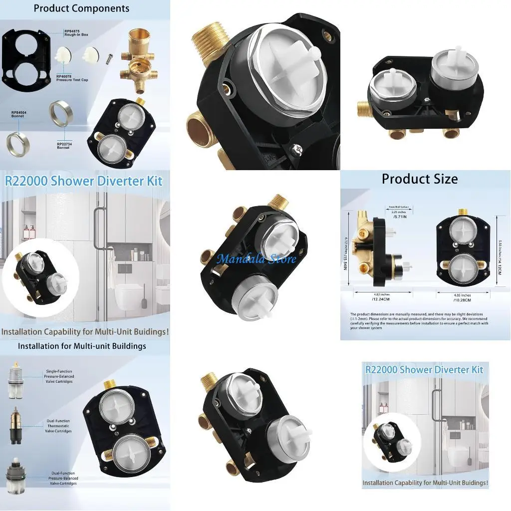 

U2JC Integrated Shower Diverter Valves R2200 Integrated Shower and Steering Valves
