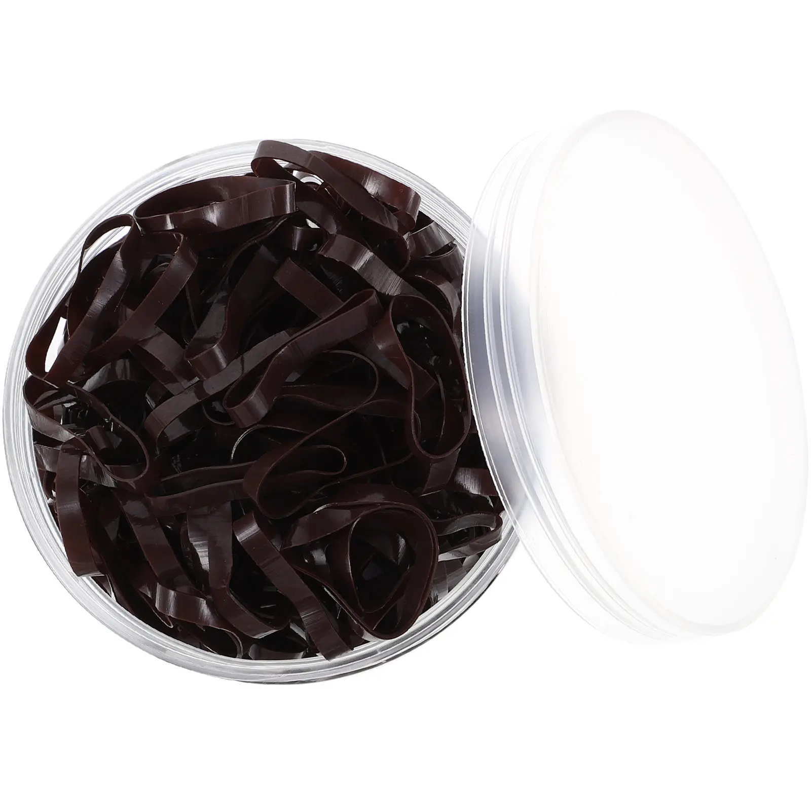 

500 шт. высокоэластичных резинок для волос, одноразовые растягивающиеся резинки для девочек, для повседневных причесок, хвостов, пучков, кос, аксессуары для волос