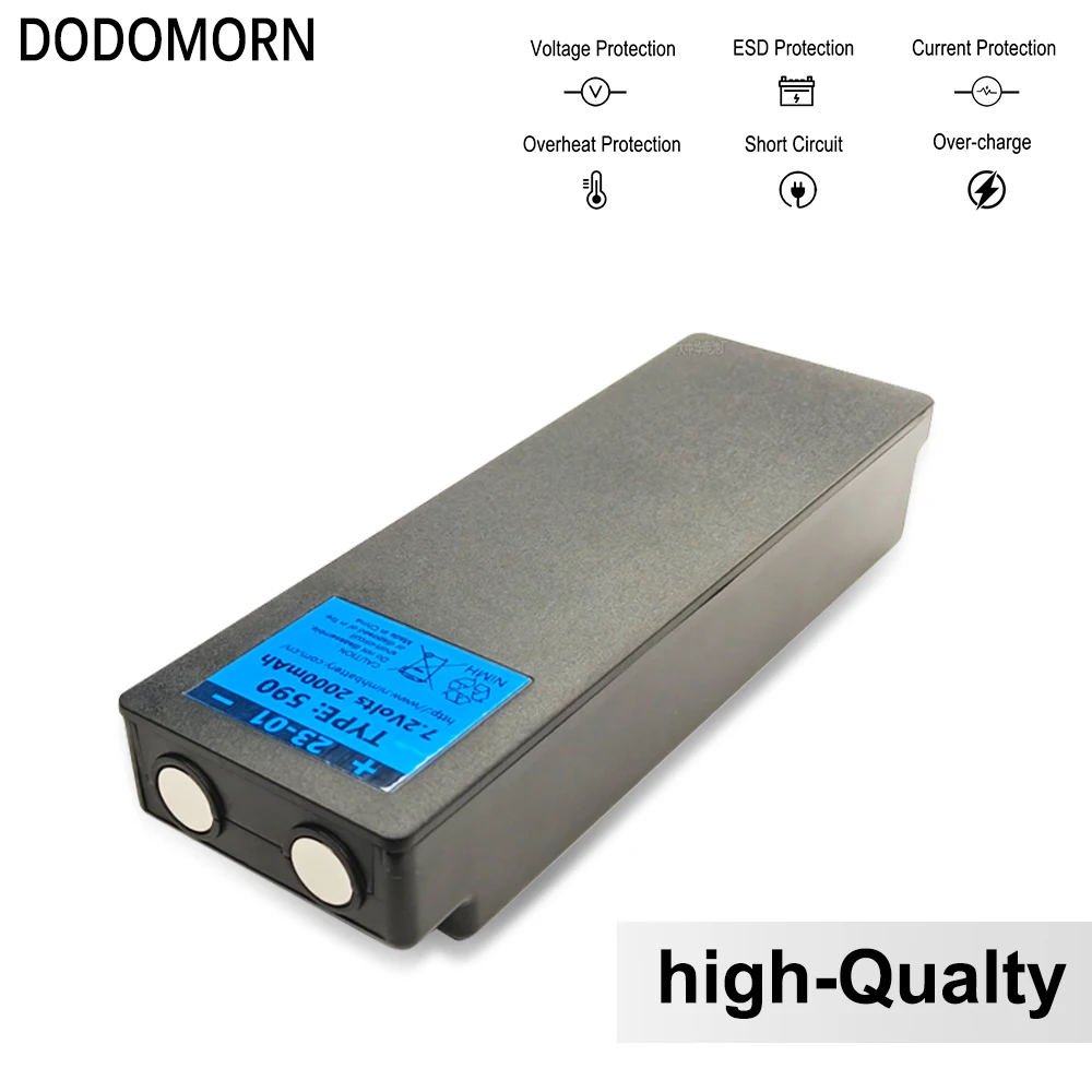 

High quality EEA2512 Battery for Scanreco RC400 590 592 960 Maxi Mini Palfinger 590 Crane Controller