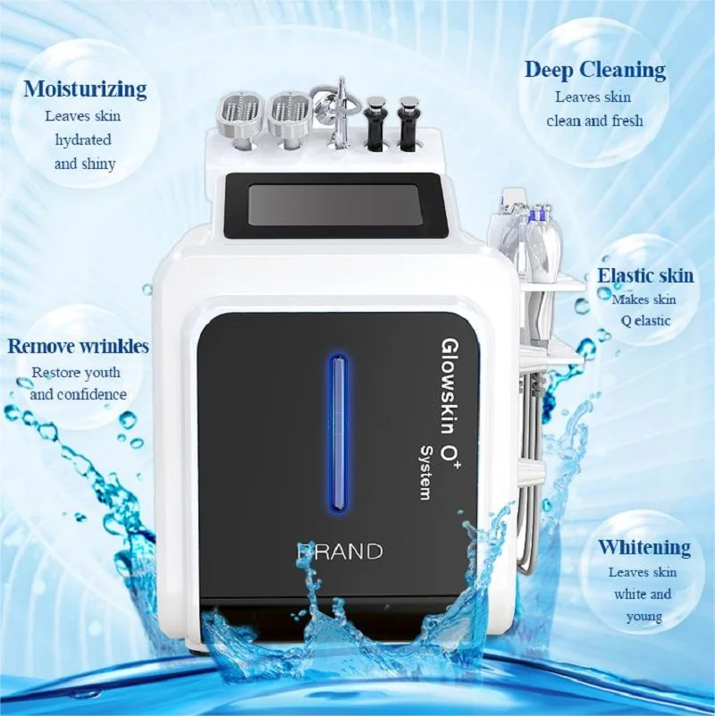 Multifunction 10 in 1 Microdermabrasion Machine Facial Cleaning Diomand Skin Care Whitening Wrankle Removal Face Care Device