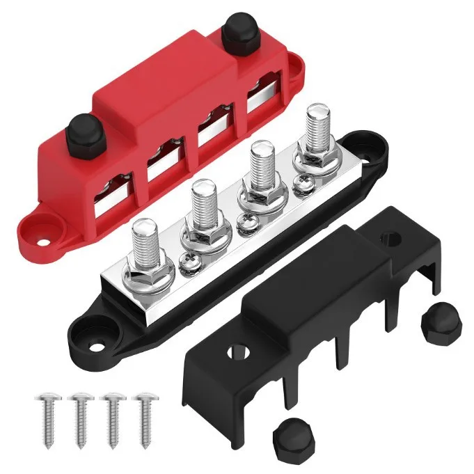 250A 275A 6-Position Bus Yacht, RV, Car, Circuit Retrofit 250A High Current Bus