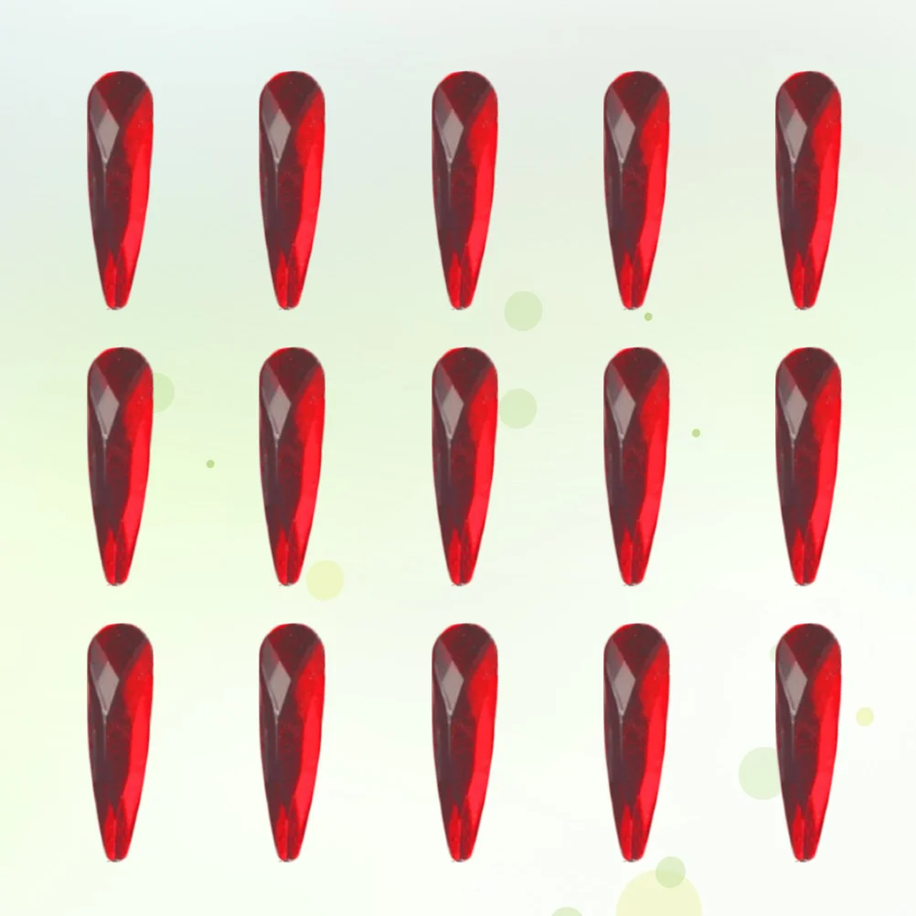 

20Pcs Bright Drop Nail Art Rhinestones Flat Backs Crystal DIY Decoration Nail Art Decor for Salon Home