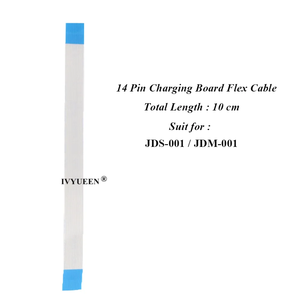 IVYUEEN 30 PCS Eject Power Button Ribbon 10 12 14 Pin Flex Cable for Sony Dualshock 4 PS4 PRO Slim Controller Game Repair Parts