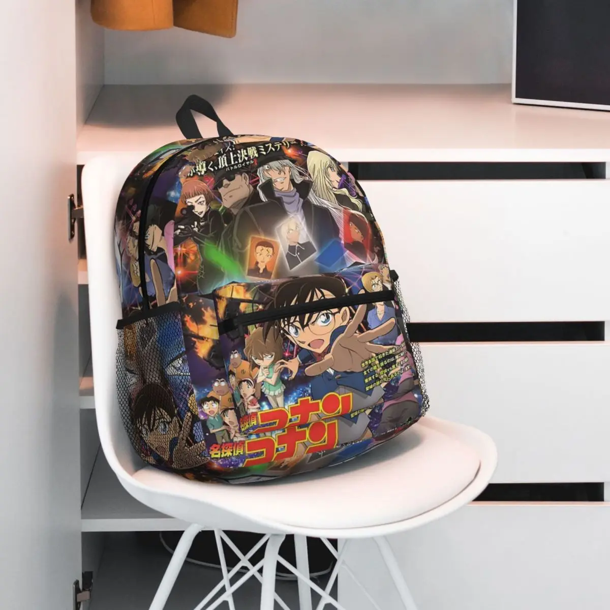 أنيمي جديد المحقق كونان حقيبة ظهر الطالب حقيبة مدرسية المشي لمسافات طويلة السفر Daypack للبنين بنات موضة حقيبة الكتب حقائب الكتف