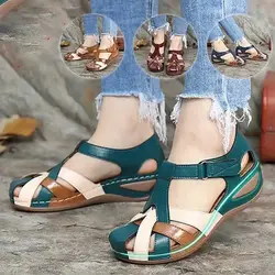 Females Sandals New Summer 2024 Roman Outdoor Flat Soild Beach Shoes for Women Platform Sneakers Slip on Flip Flops Casual Mules