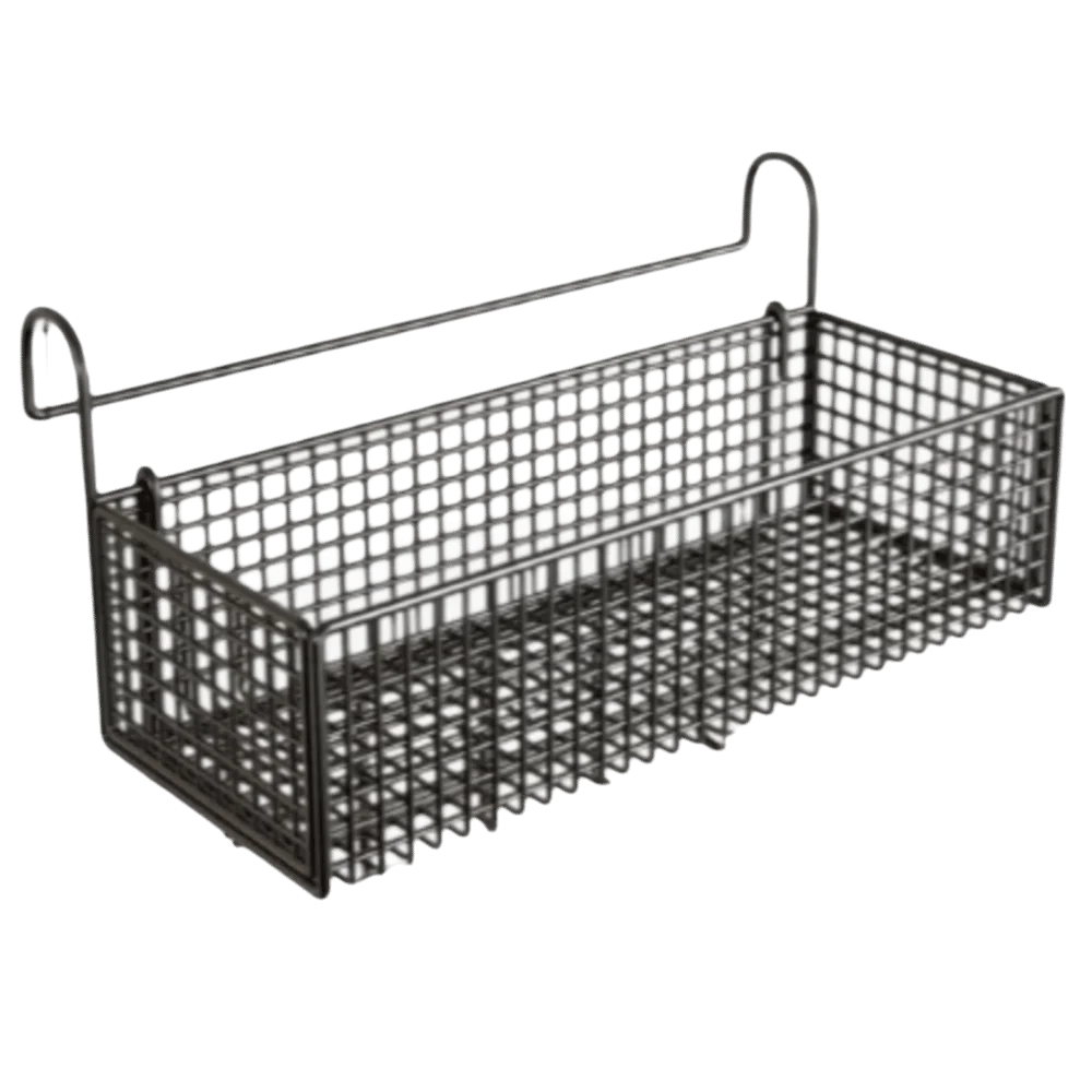 

Simple Hollow Hanging Storage Rack Iron Holder Bedside Hanging Basket No Drill Large Capacity Door Bedroom Organizer Dorm