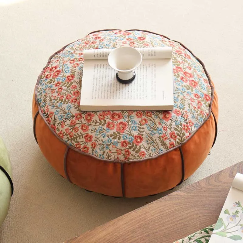 Sitting Cushion Decorative Cushions French Light Luxury Futon Mat Removable And Washable Home Living Room Tatami Cushions