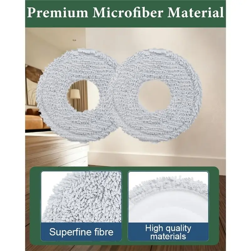 Mop Pads For Irobot Roomba Plus 516 Combo Mop Pads For Irobot Roomba 415X Highly Absorbent Sweeping Cloths