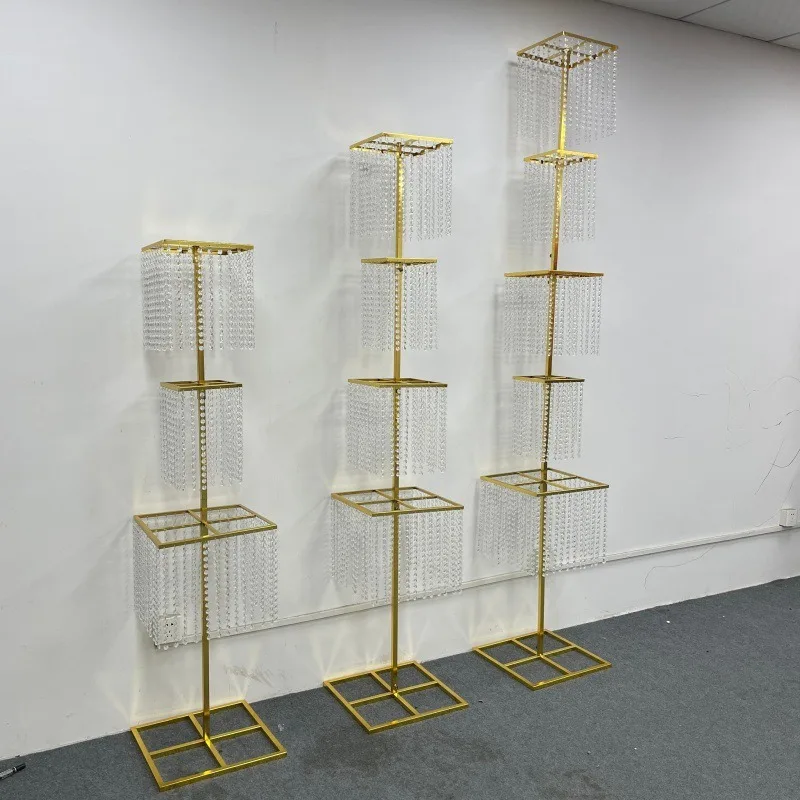 

Wedding Props Crystal Centerpiece Flower Stand Decor Party Guide Weddings Tables Decoration