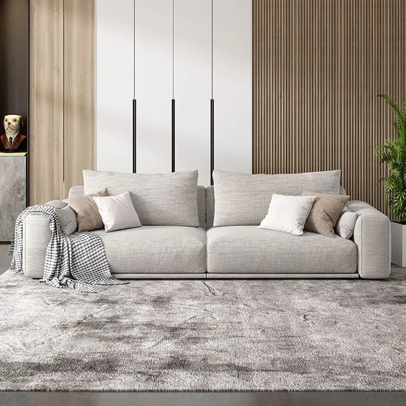 Modern White Sofa European Cloud Design Curved Lounge Individual Floor Couch Modular Creative Muebles Hogar Home Furniture