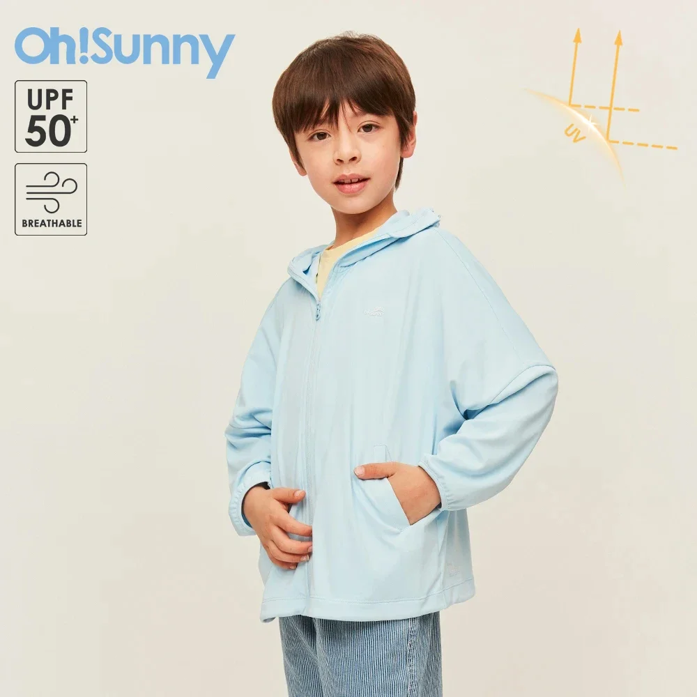 OhSunny Children Sun Protection Jackets Anti-UV UPF1000+ Clothing Kids Sunscreen Coat Family Matching Outfits for Outdoor Sports