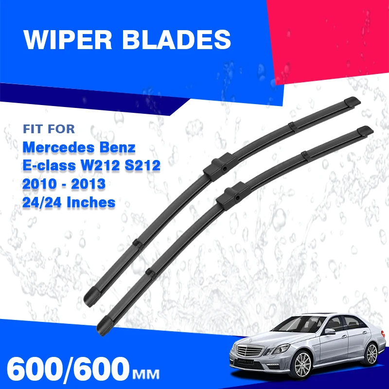 Front Wiper Blades for Mercedes Benz E Class W212 S212 2010 2011 2012 2013 Windshield Accessories E250 E300 E350 E400 E550 E63