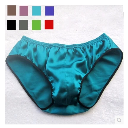 U male panties breathable comfortable male boxer 100% silk panties