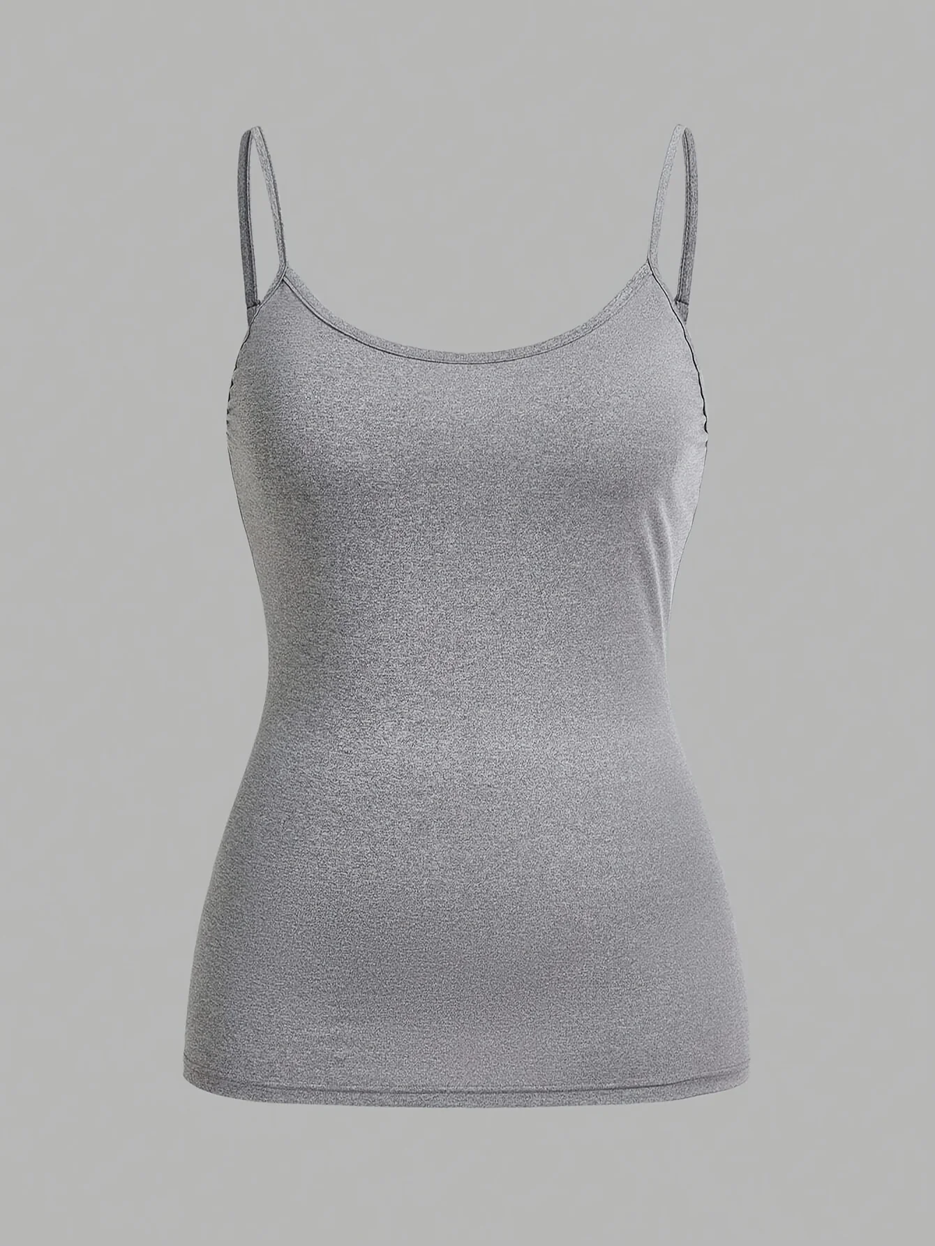 Übergrößen Damen Basic Cami Set Dehnbare Weiche Spaghetti-Träger Tanktops Set – Detail 4