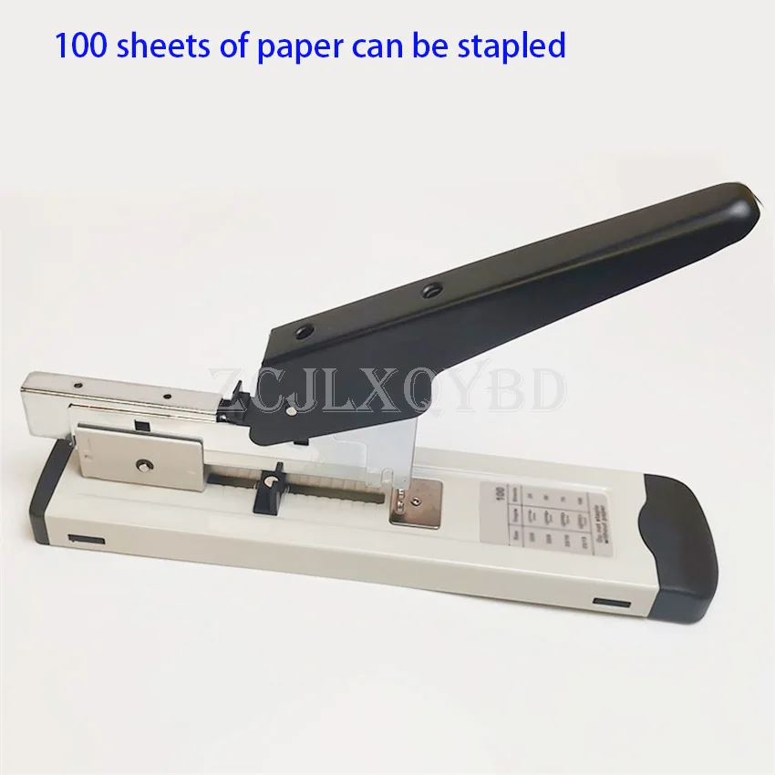 High Quality Office Large Stapler Accounting Voucher Stapler Binding 100-120 Paper Capacity Manual Office Tools