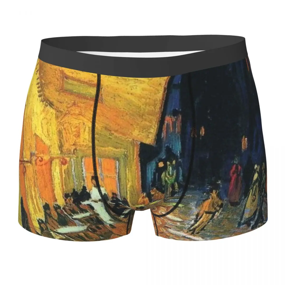 

Нижнее белье Van Gogh, эластичные трусы в стиле ретро для ресторана, таможенные трусы-боксеры, короткая сумка, мужской багажник больших размеров