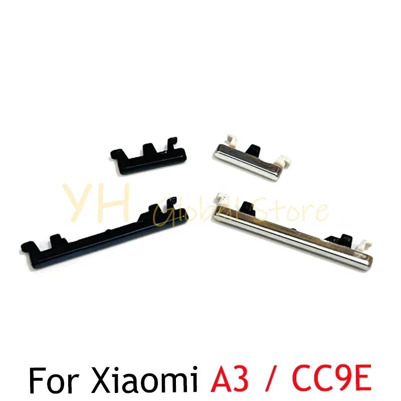 For Xiaomi Mi A3 CC9E MiA3 Power Button ON OFF Volume Up Down Side Button Key Repair Parts