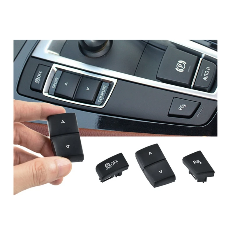 Car Sports Mode Switch Button 61319267890 For BMW 5 6 Series X3 X4 F10 F18 F25 F26 Center Console Switch Button Parts LHD