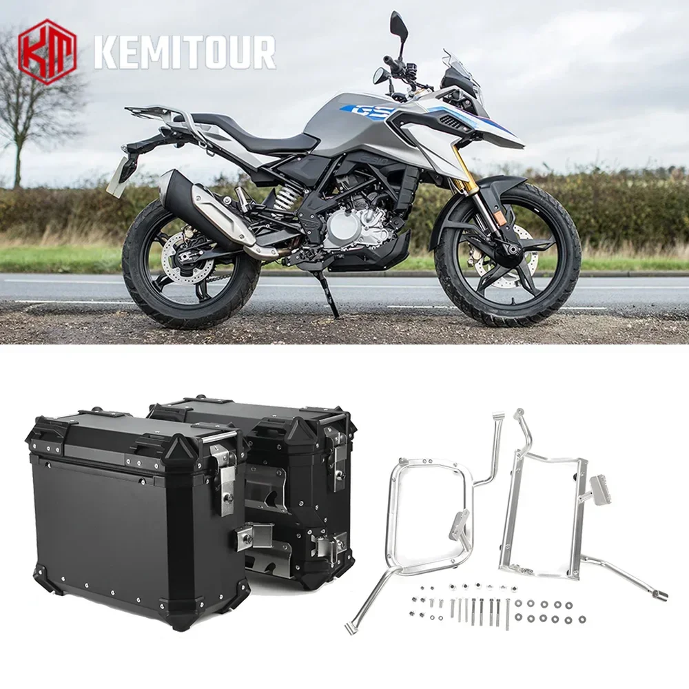 

For BMW G310GS Side Box 2017-2024 Motorcycle Aluminum Saddle Luggage Bracket G 310 GS 310GS Lockable Panniers Frame Boxes Kits
