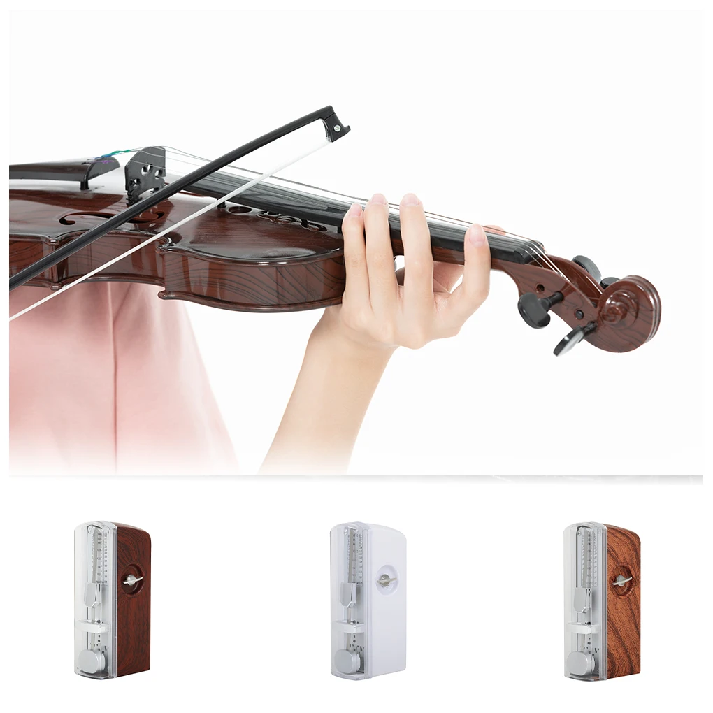 Guitar Metronome Mechanical Adjustable Electric Acoustic Musical Instruments 60-208 Beat Training Parts Trainer  Wood