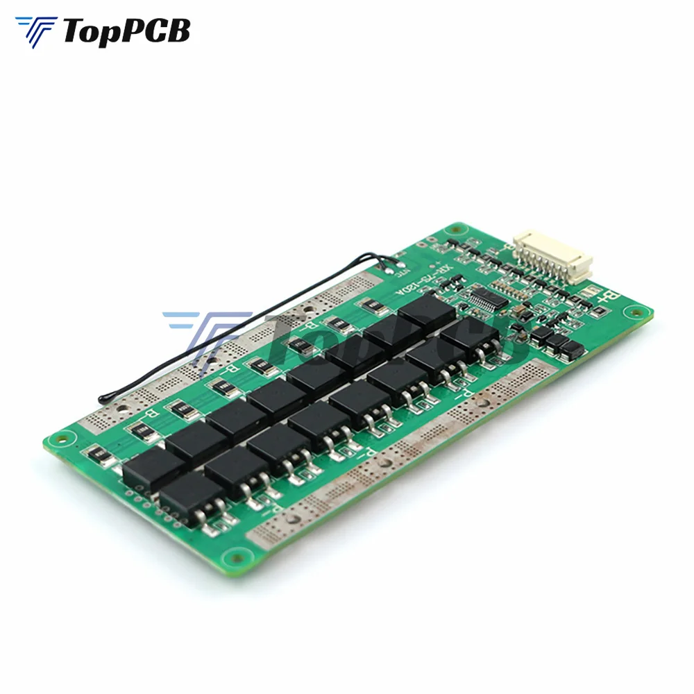 BMS 7S 24V 6S 22V 80A 100A 120A Lithium Battery Balanced Charge Board Equalizer NTC Temperature Protection Common Port For Ebike