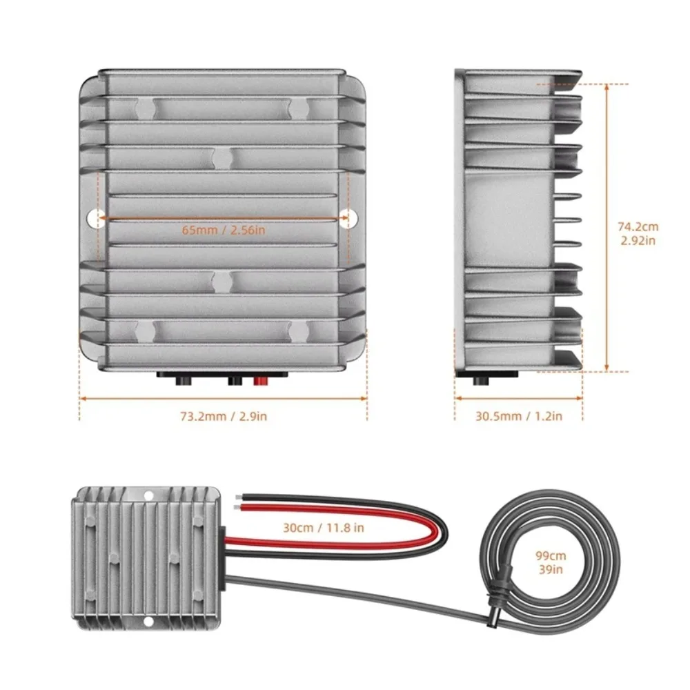 12V/24V To 57V 4.5A DC Step Up Power Converter Regulator 10V-30V to 57V For Starlink Gen 3 Mini Router powering Supply Adapter