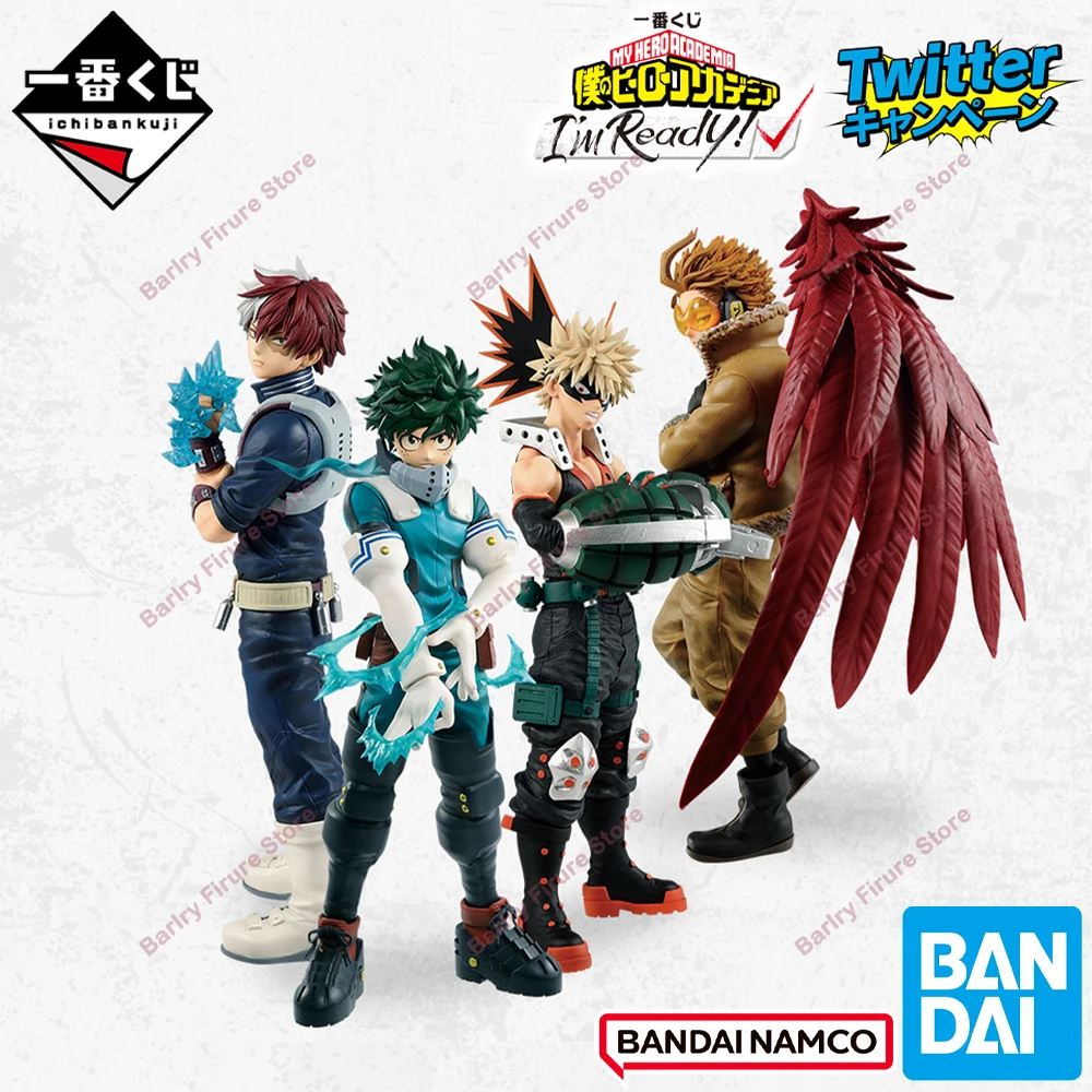 

Original In Stock BANDAI Ichiban Kuji My Hero Academia Hawks Izuku Midoriya Bakugou Katsuki Anime Figure Model Boxed Toys Gifts