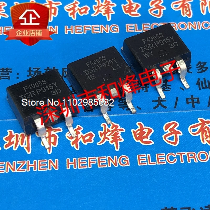 10PCS/LOT IRF4905S F4905S  TO-263 55V 80A   Original stock in stock Inventory is currently in stock