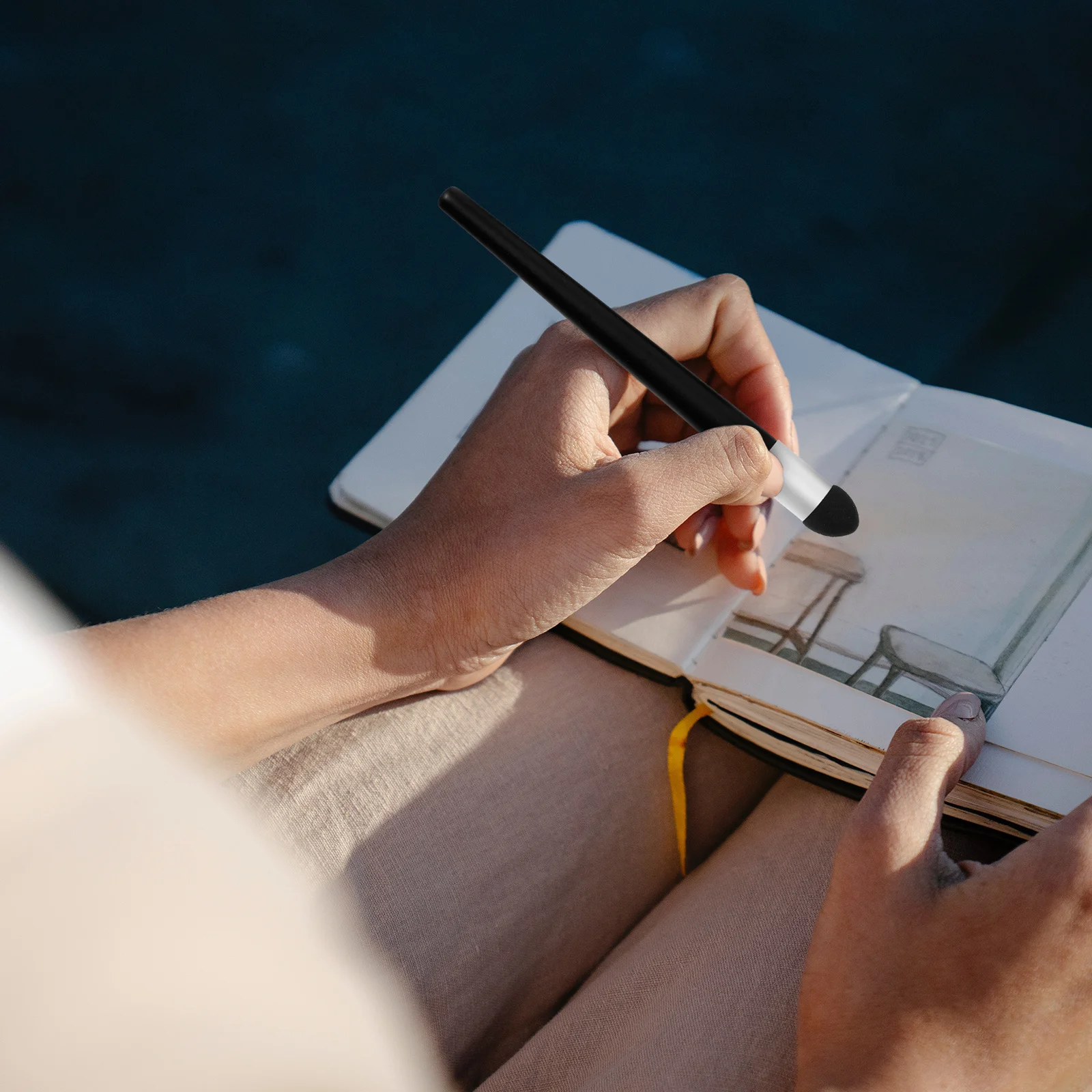 3 قطعة قلم رسم مزج الإسفنج أدوات المحمولة قبضة مريحة Crafts بها بنفسك الحرف اللوحة الفنية الخلاطات الطلاء الإسفنج للجرافيتي