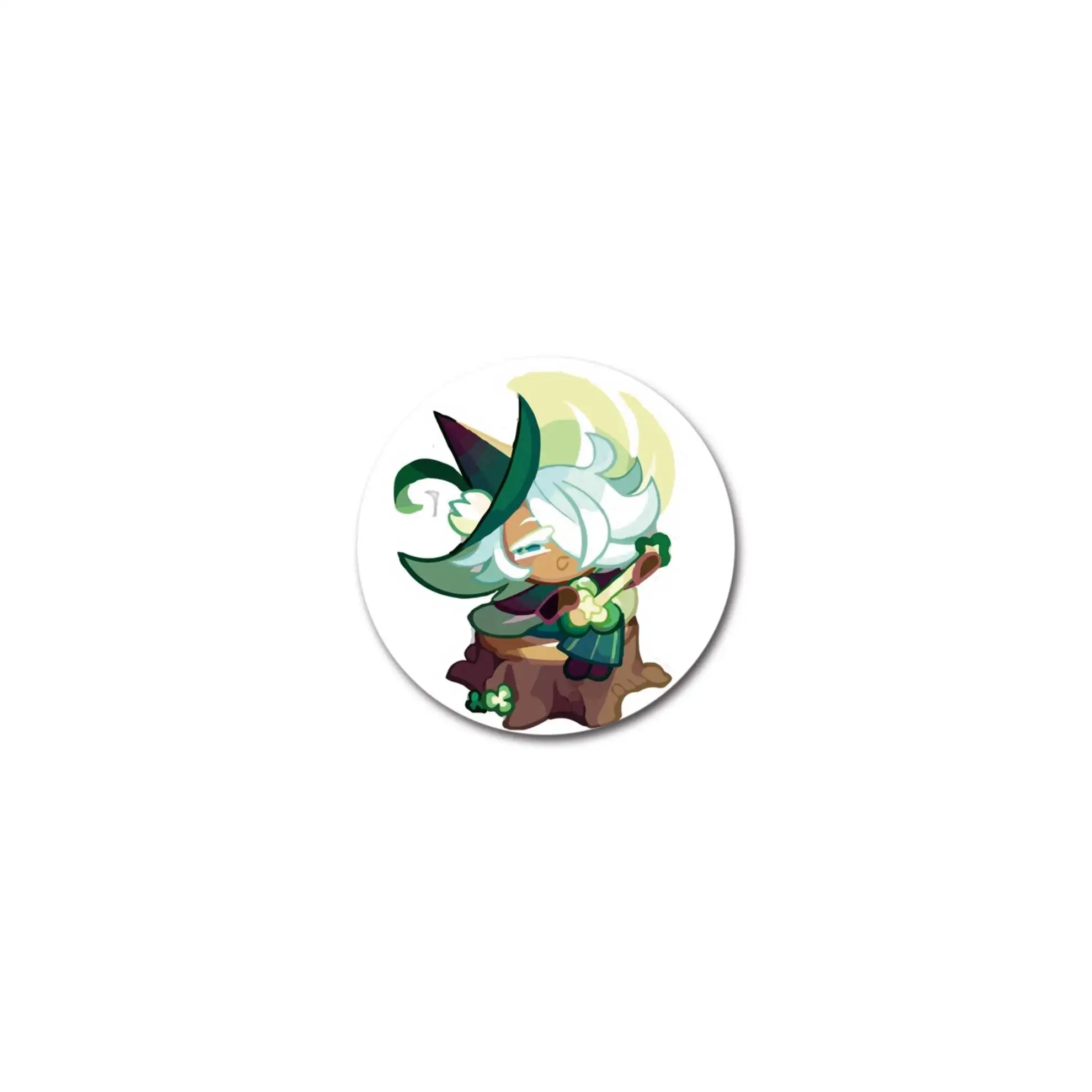 58mm Game Chibis Pin Brooch For Clothes Hat Shadow Milk Pure Vanilla Mystic Flour Candy Cookie Brooch Badge for Backpack