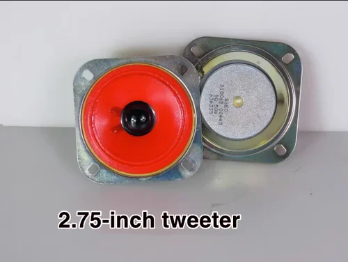 GHXAMP 2,75 pulgadas 70mm Tweeter cono de papel rojo fluido magnético claro estantería altavoz sistema de sonido 8ohm 50W 1 par