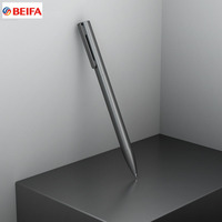 BEIFA Metal Gel Ink Sign Pen Rotating 0.5MM Black Switzerland Refill Business Signing School Office Stationery