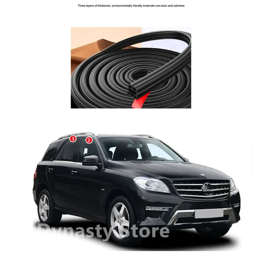 

The Door Sealing Strip Is Suitable For Mercedes Benz M ML300/320 Car Sound Insulation Whole Car Dustproof Decoration Accessories