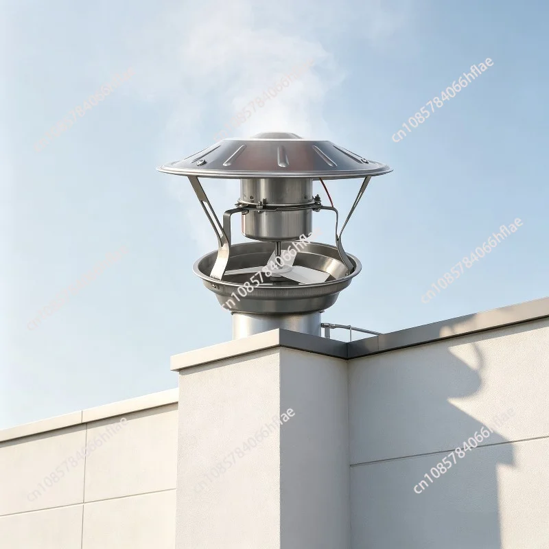 Household Smoke Exhaust Ventilator 40-120W, Chimney Induced Draft Fan for Smoke Discharge