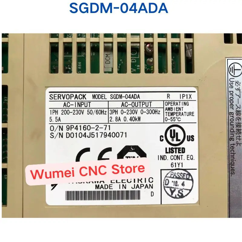 brand new or Second-hand test OK for YASKAWA Driver SGDM-04ADA